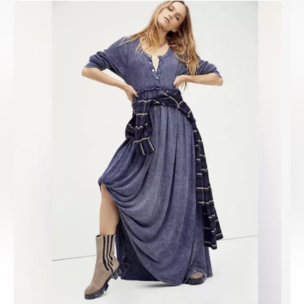 Free People Marissa Henley Maxi Dress